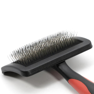Dual Level Pin Universal Slicker Pet Grooming Brush