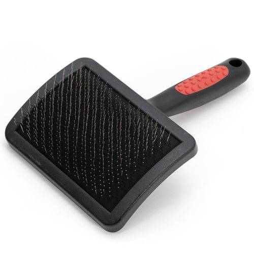 Dual Level Pin Universal Slicker Pet Grooming Brush