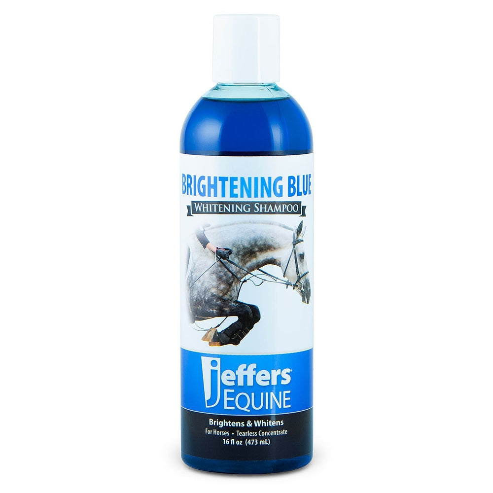 Equine BRIGHTENING BLUE Whitening Horse Shampoo