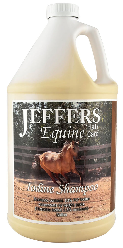 Equine Medicated Iodine Antibacterial and Antifungal Horse Shampoo