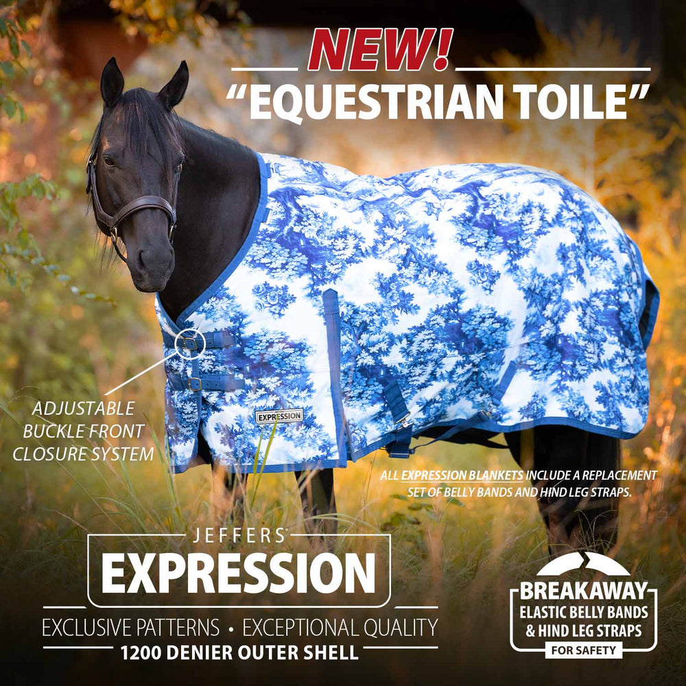 1200 Denier Standard Neck Turnout Horse Blanket, 240 Gram