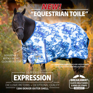 1200 Denier Standard Neck Turnout Horse Blanket, 240 Gram