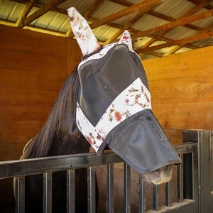 Expression Deluxe Mesh Horse Fly Mask with Ears and Nose