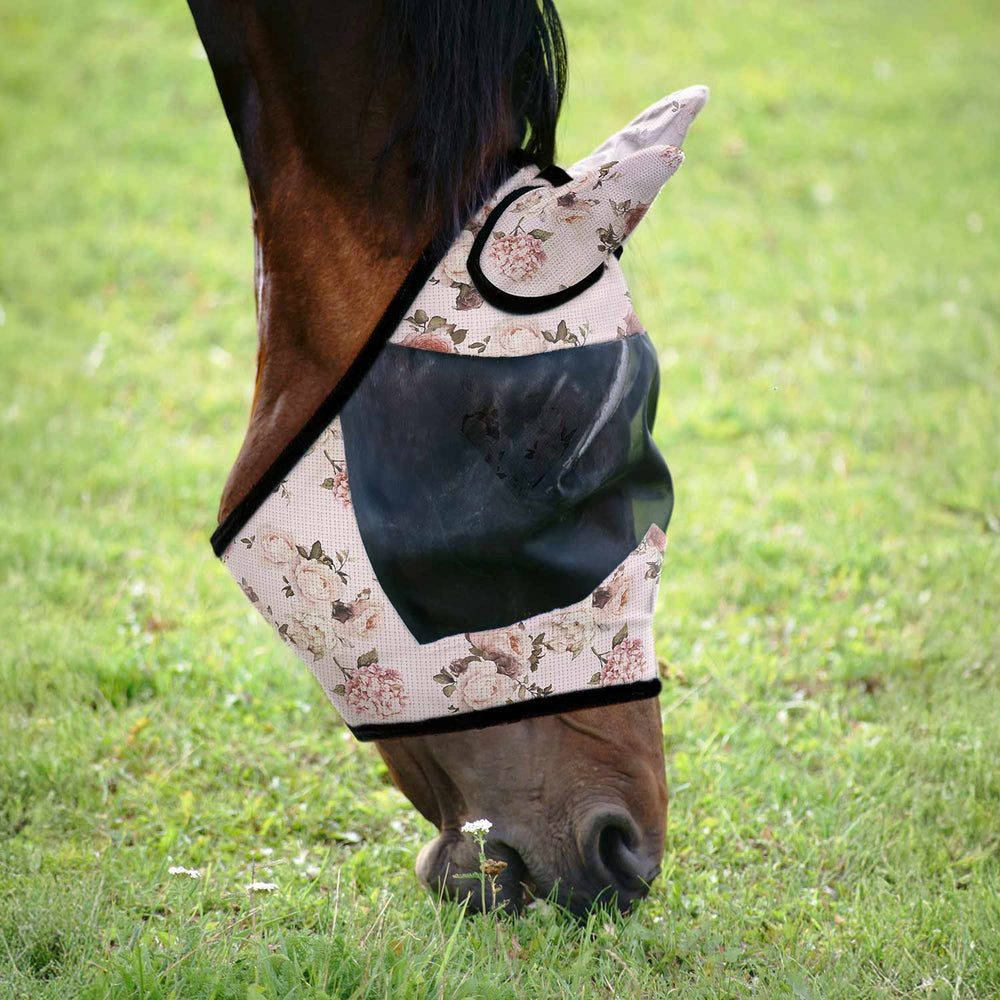 Expression Deluxe Mesh Horse Fly Mask with Ears