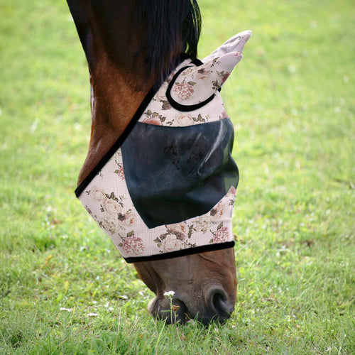Expression Deluxe Mesh Horse Fly Mask with Ears