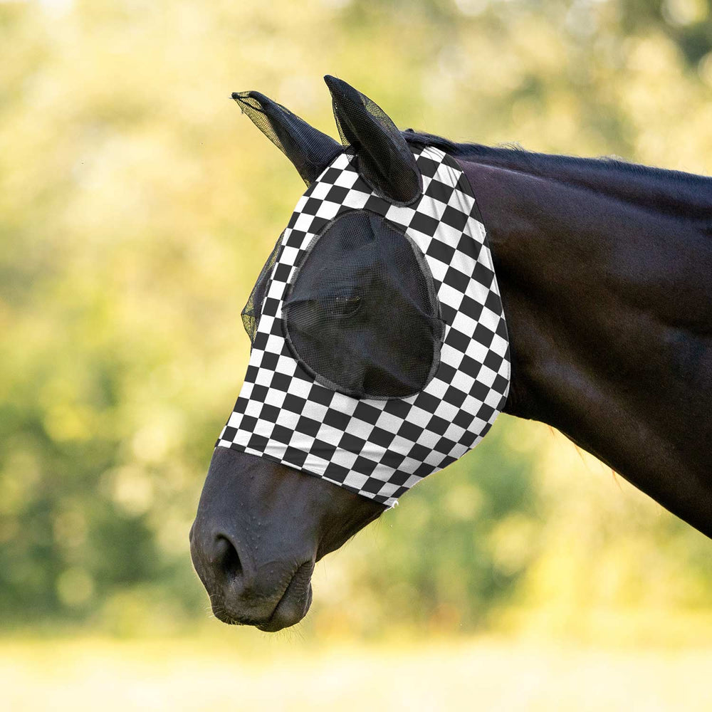 Expression Lycra Horse Fly Mask with Ears