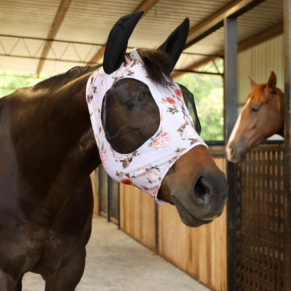 Expression Lycra Horse Fly Mask with Ears