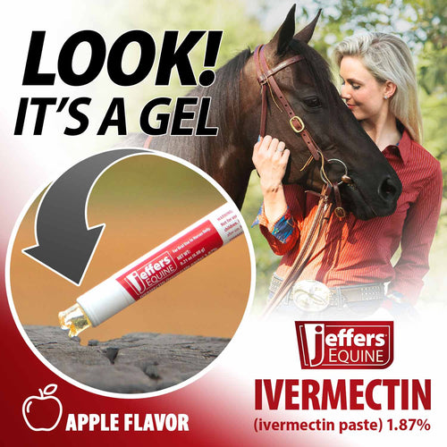 Ivermectin Horse Dewormer Gel, Apple Flavored