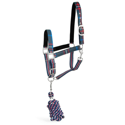 Matching Horse Halter & Lead Rope 2 Piece Set, Full Size