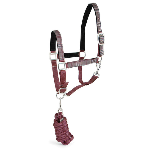Matching Horse Halter & Lead Rope 2 Piece Set, Full Size