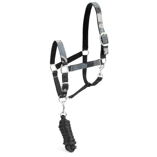 Matching Horse Halter & Lead Rope 2 Piece Set, Full Size