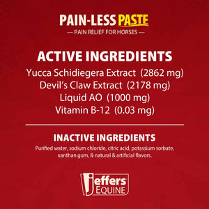 Pain-Less Pain Relief Paste for Horses
