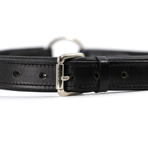Jeffers Premium Padded Black Leather Dog Collars