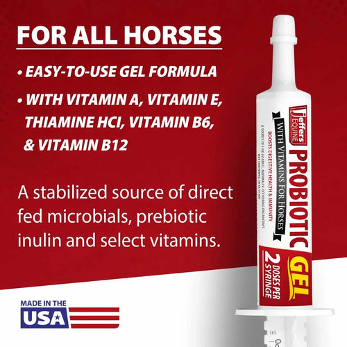 Probiotic Gel for Horses, 2 Dose Syringe