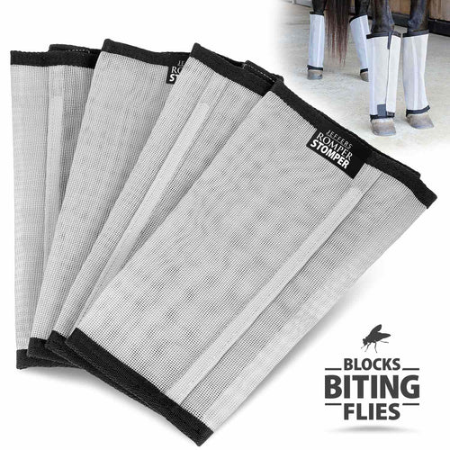 Romper Stomper "Stomp-Free" Fly Boots for Horses, 4 pack
