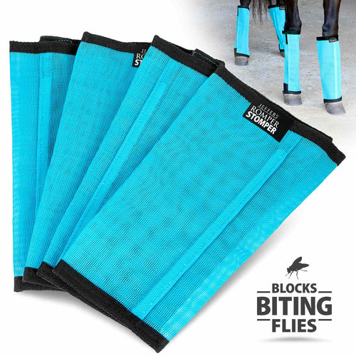 Romper Stomper "Stomp-Free" Fly Boots for Horses, 4 pack