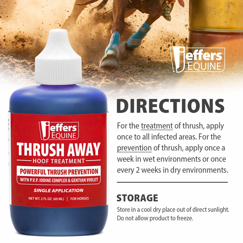 Thrush Away Hoof Treatment for Thrush in Horses, 2 oz