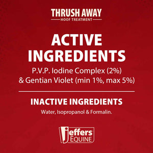 Thrush Away Hoof Treatment for Thrush in Horses, 2 oz