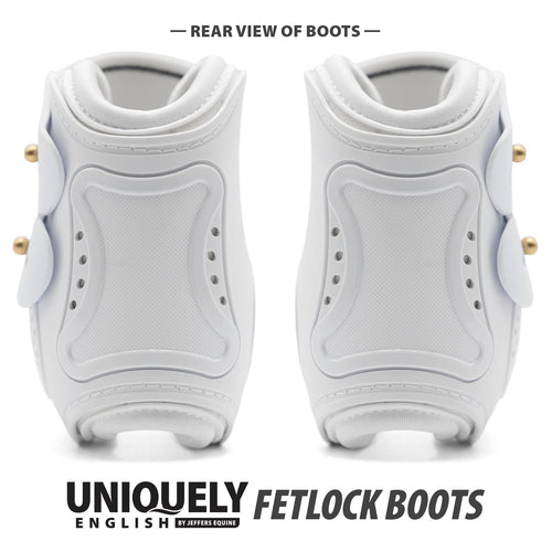 Uniquely English Fetlock Boots for Horses, 2-Pack