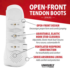 Uniquely English Horse Tendon Boots, 2-Pack