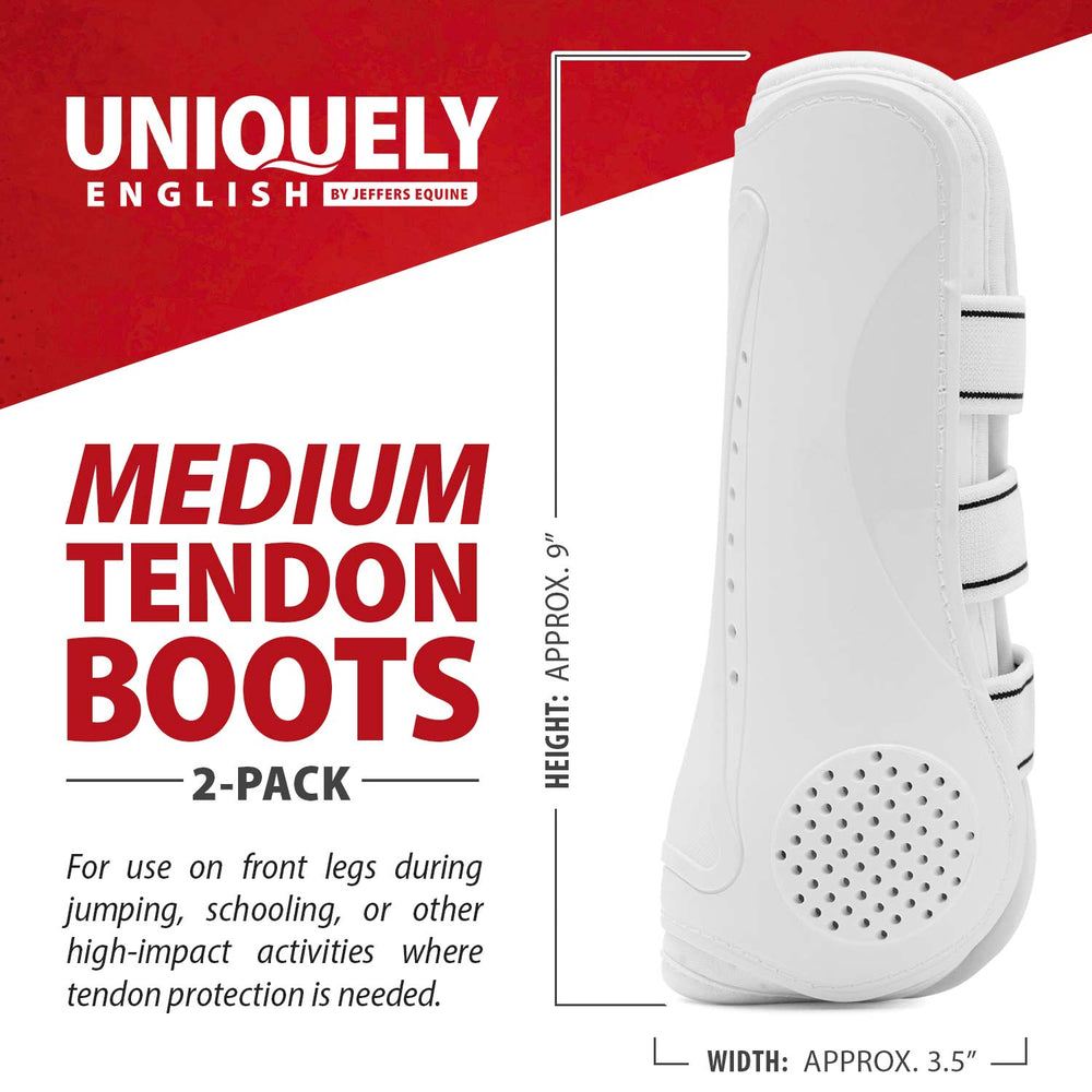 Uniquely English Horse Tendon Boots, 2-Pack
