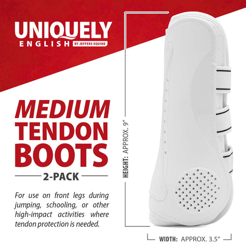 Uniquely English Horse Tendon Boots, 2-Pack