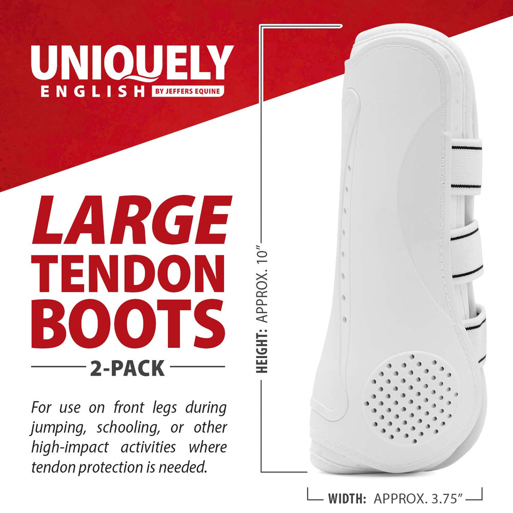 Uniquely English Horse Tendon Boots, 2-Pack