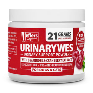 UrinaryWes Urinary Support Powder with D-Mannose for Dogs & Cats