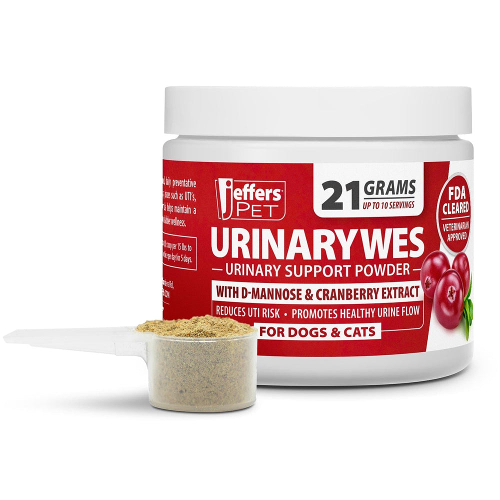 UrinaryWes Urinary Support Powder with D-Mannose for Dogs & Cats