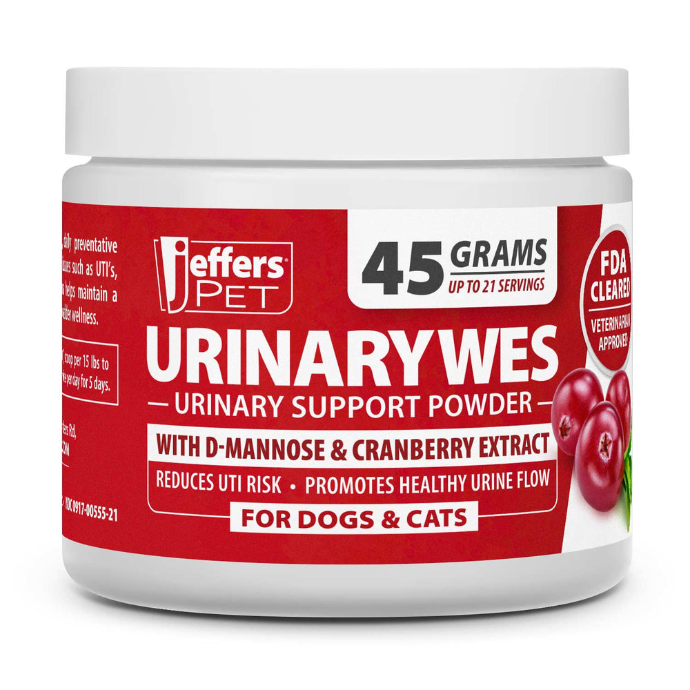 UrinaryWes Urinary Support Powder with D-Mannose for Dogs & Cats