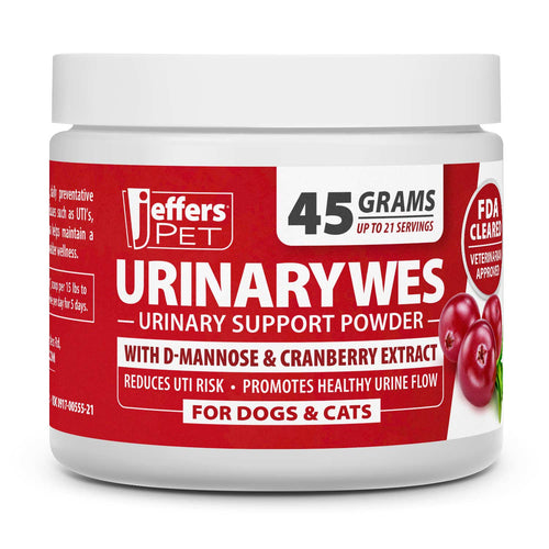 UrinaryWes Urinary Support Powder with D-Mannose for Dogs & Cats