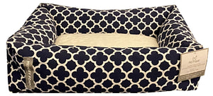 Memory Foam Rectangle Bed With Sherpa Lining