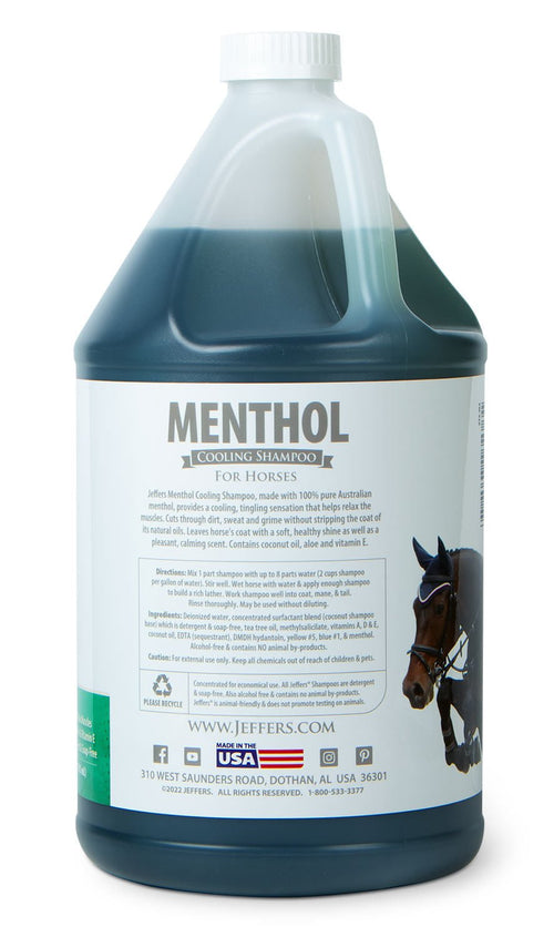 Equine Menthol Cooling Shampoo for Horses