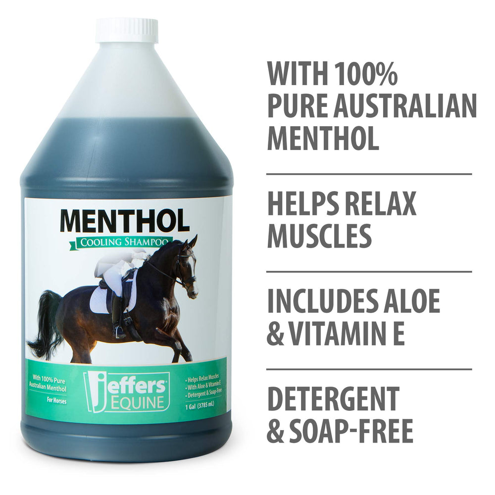 Equine Menthol Cooling Shampoo for Horses