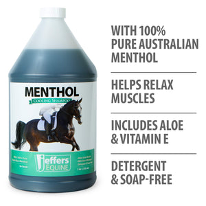 Equine Menthol Cooling Shampoo for Horses