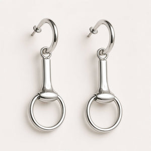 Odeza - Equestrian Horse Bit Earring in Sterling Silver