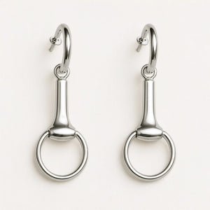 Odeza - Equestrian Horse Bit Earring in Sterling Silver