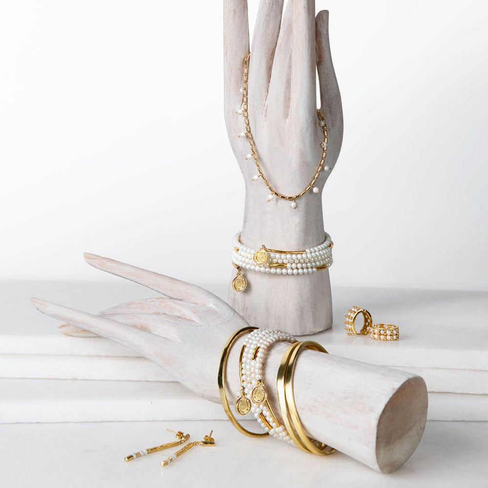 Prism - Pearl Equestrian Horseshoe Necklace & Choker