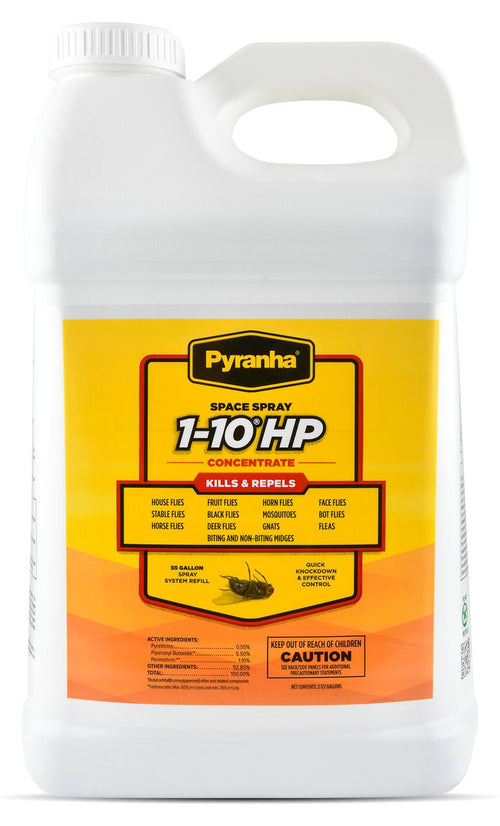Pyranha Insect Control Space Fly Spray 1-10 HPS Concentrate for Barns, Stables, & Kennels