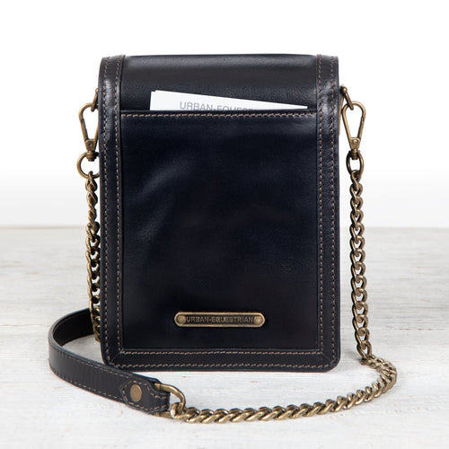 Talisman - Horse Bit Lock Phone Bag in Black