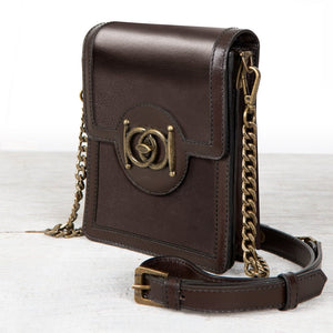 Talisman - Horse Bit Lock Phone Bag in Brown