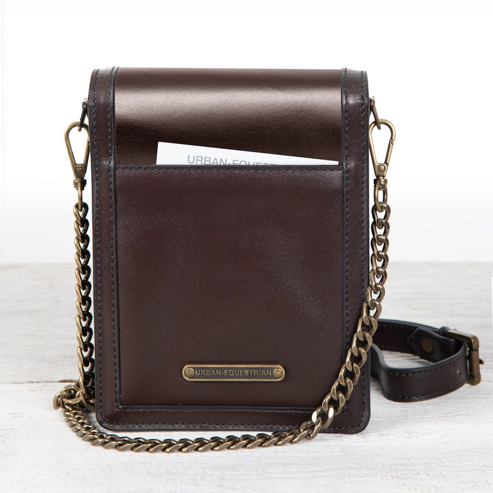 Talisman - Horse Bit Lock Phone Bag in Brown