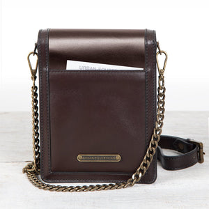 Talisman - Horse Bit Lock Phone Bag in Brown