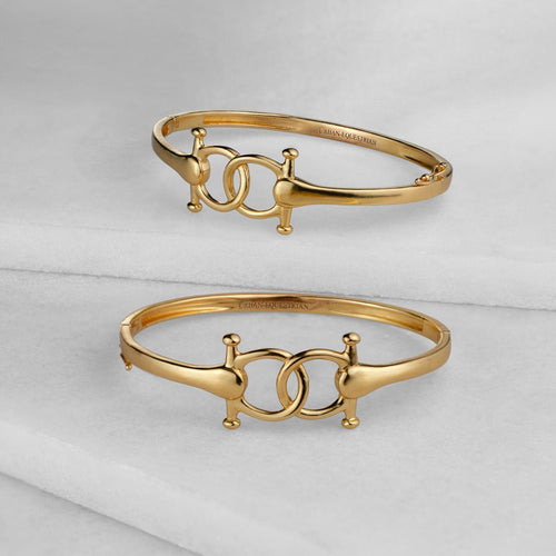 Talisman - Horse Bit Equestrian Ring in Gold
