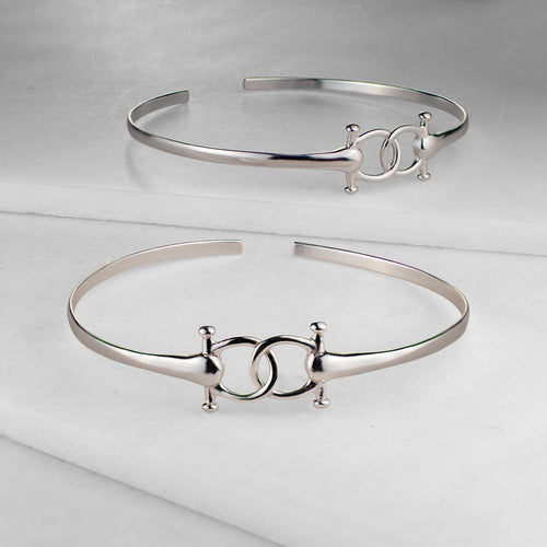 Talisman - Horse Bit Equestrian Ring in Silver